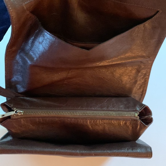 Gucci Brown Large Leather Wristlet /Clutch Bag Excellent Condition Rare … - Picture 13 of 14